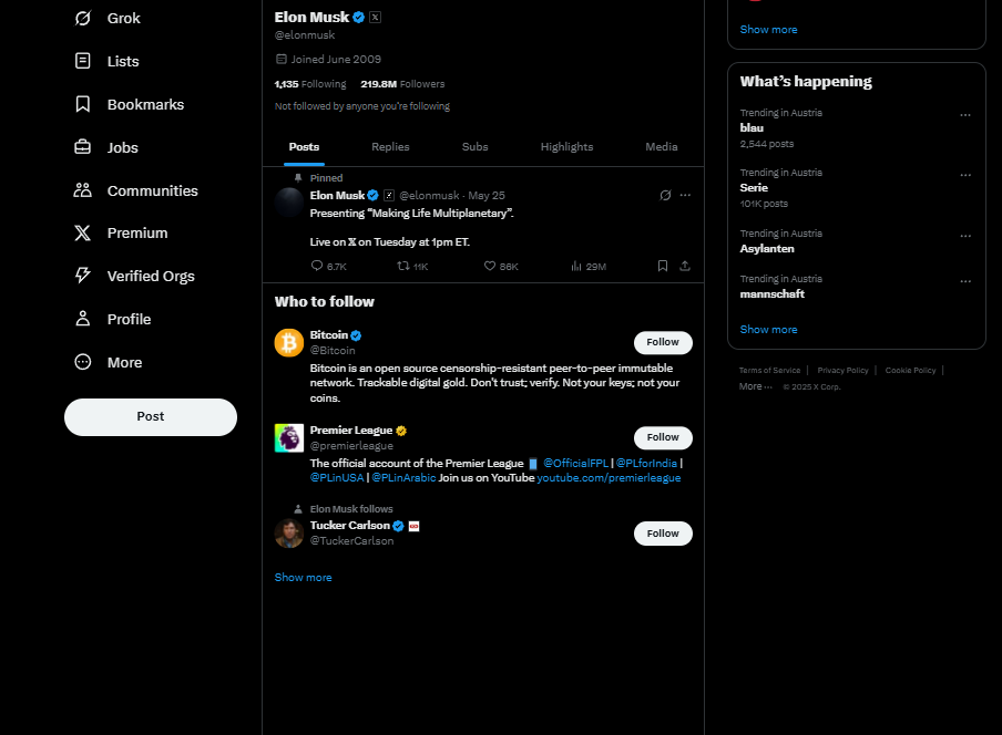 Скриншот страничка Маска  📷
