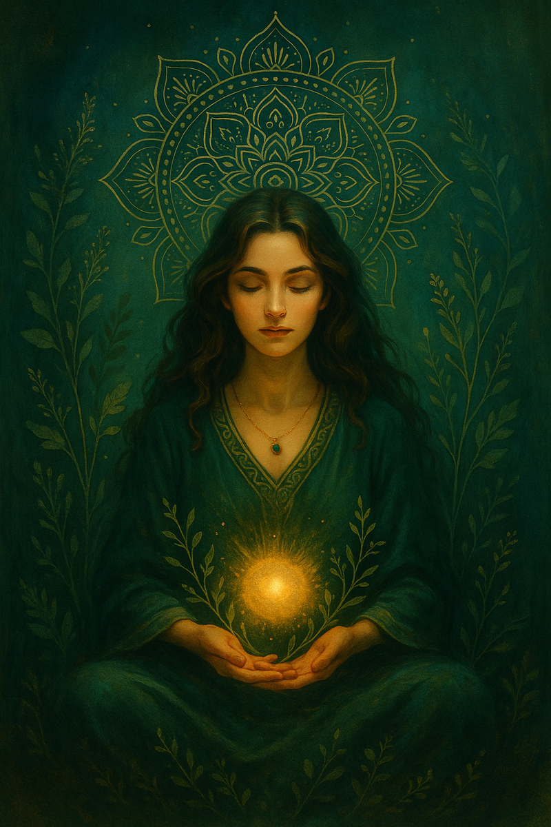 Мистическое сияние в медитации