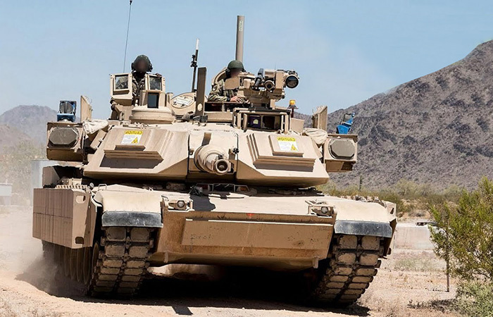 Абрамс с КАЗ Trophy./ Фото: ytimg.com