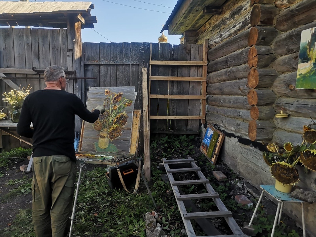 Николай Лукашук пленэр Прислониха 2024