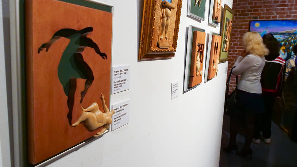 «Казанский наив» в Международном центре искусств «Главный проспект».📷Фото: Евгения Яблонская / Коммерсантъ