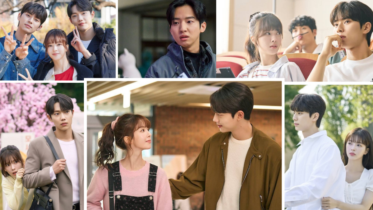 Коллаж создан автором этой статьи. В нем использованы кадры из дорамы "Банни и ее мальчики" 2025 года.