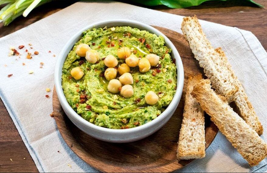 Нут с зеленью