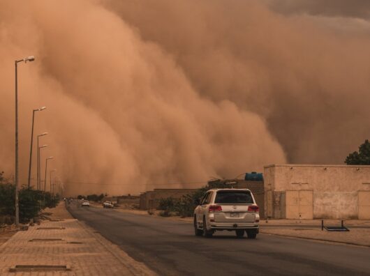    пыльная буря в Астраханской области // фото: triptonkosti.ru