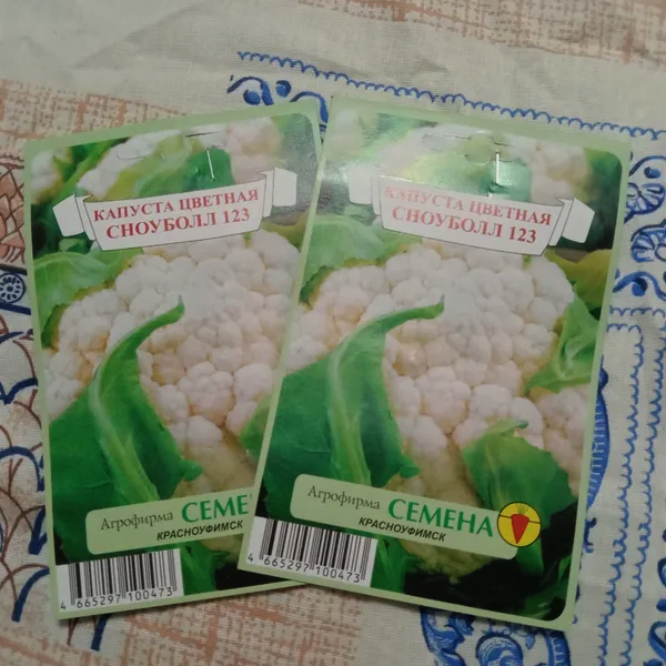 Семена цветной капусты СНОУБОЛ 123