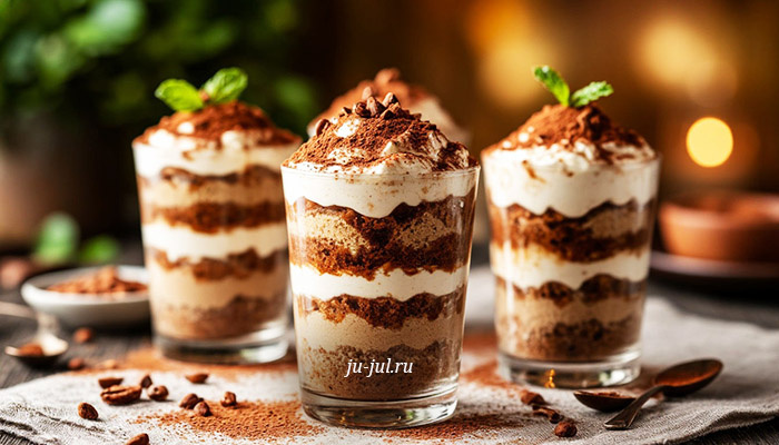 Рецепт тирамису в стаканчиках