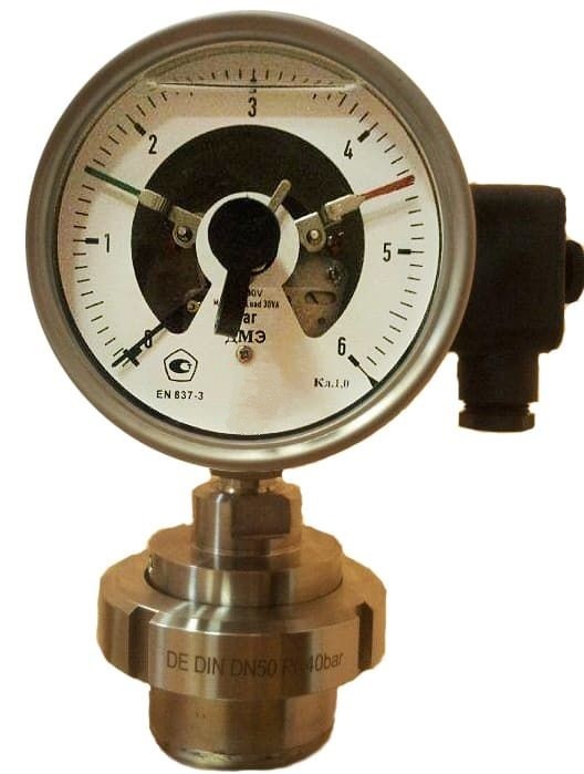 манометр электроконтатный виброуйстойчивый МИТР