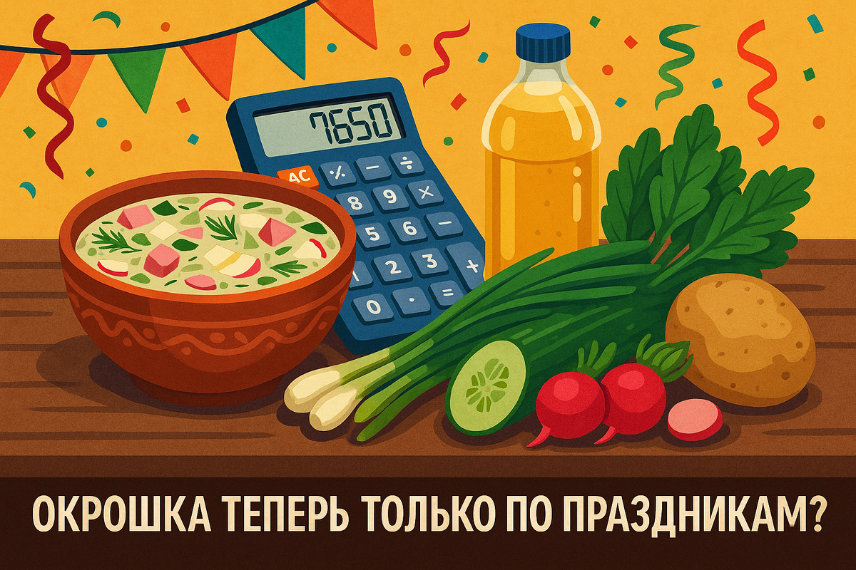 А не пора ли нам вводить акцию: окрошка в рассрочку?