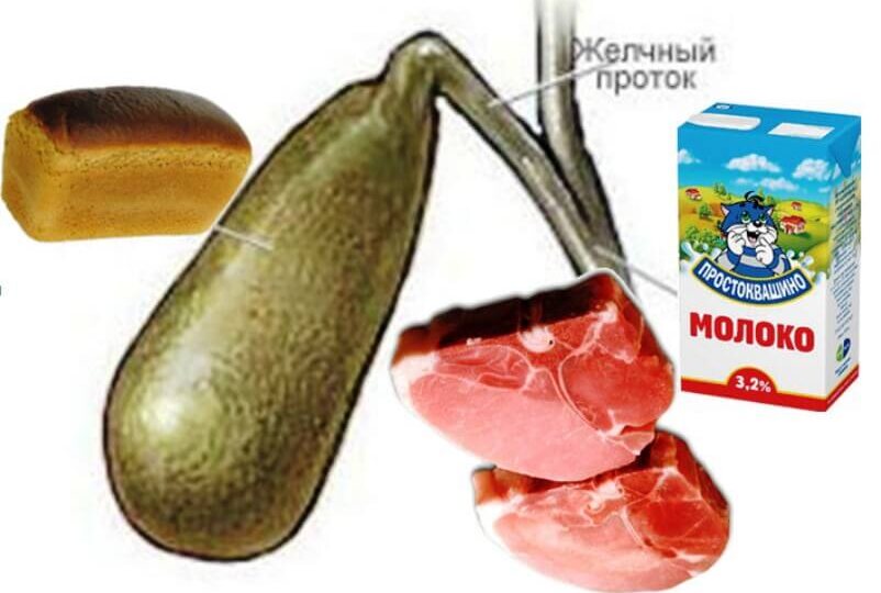 Самые полезные продукты для желчного пузыря