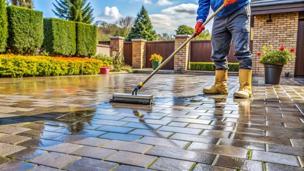Как правильно организовать уход за тротуарной плиткой