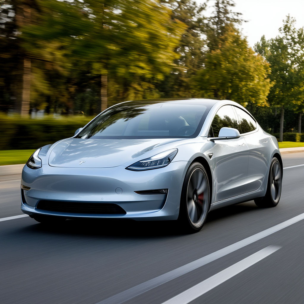 Изображение сгенерировано нейросетью - концепт электроавтомобиля