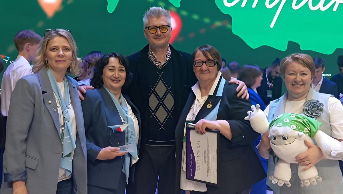 Представители команды Карачаево-Черкесии на церемонии награждения