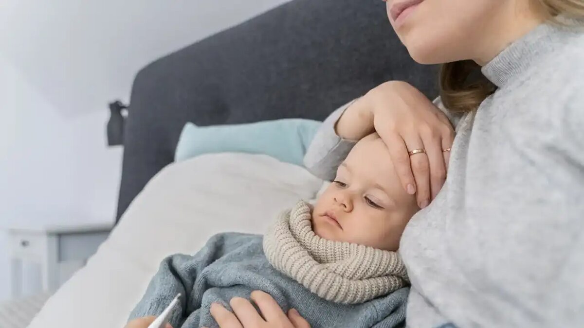    Мать и ребёнок.