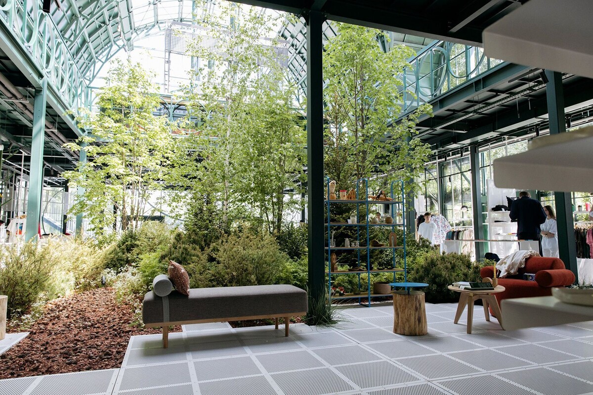    «Зеленый маркет» открылся на Болотной площади Москвы