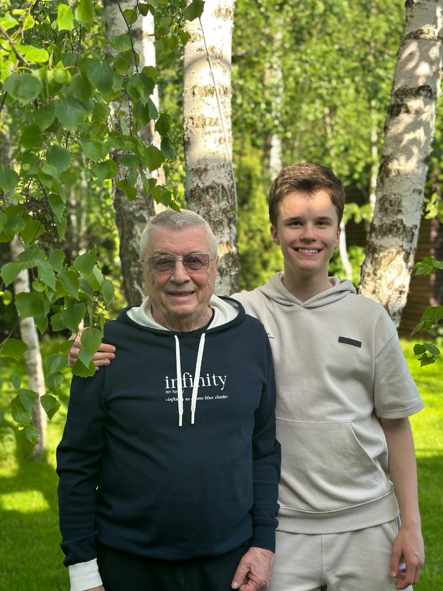 Савелий с дедушкой