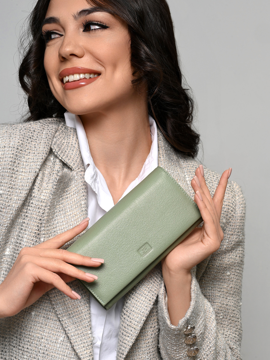 Кошелек G.Mokini в мятном цвете артикул 398561777