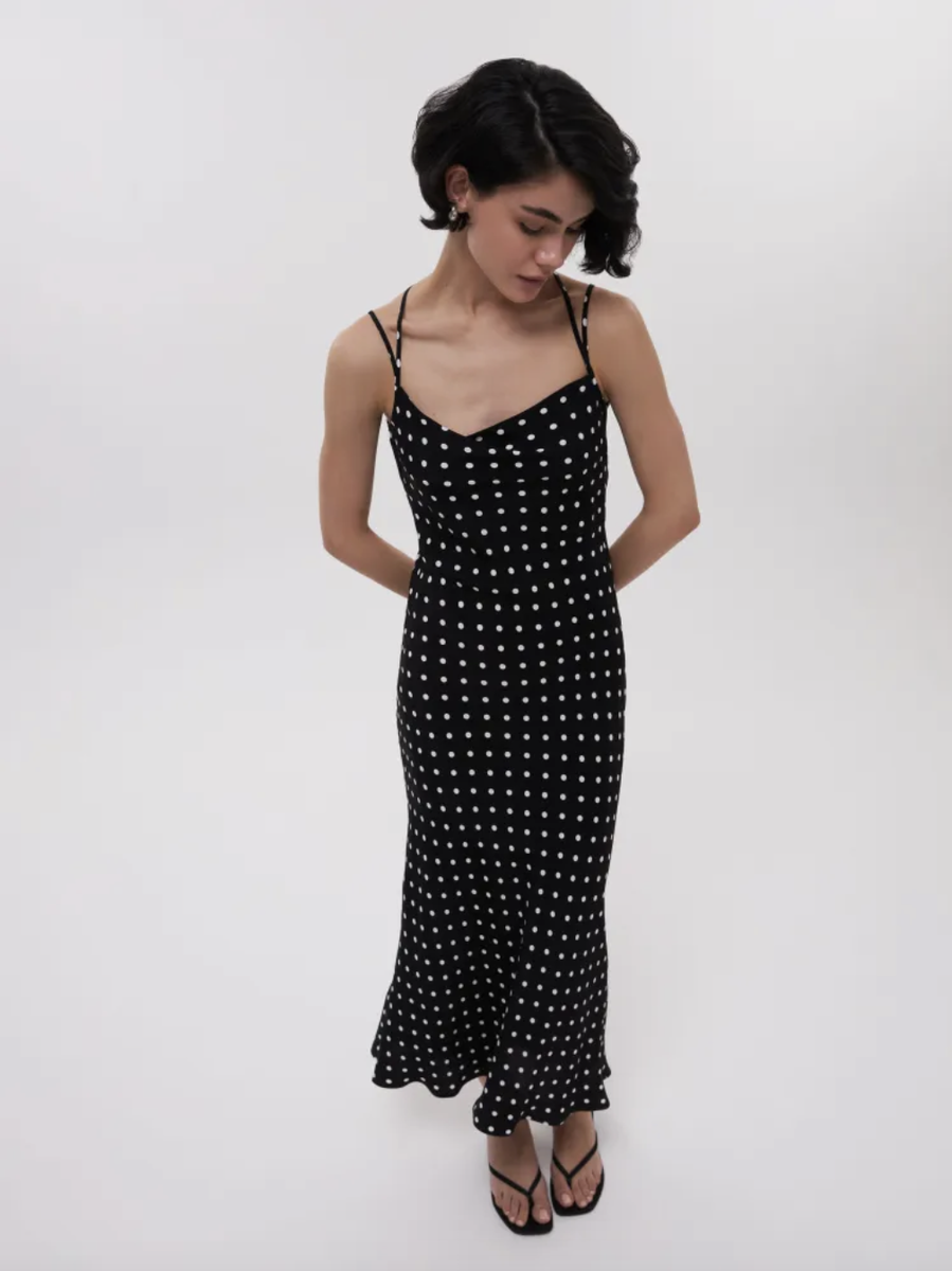 Платье в горох с Ozon