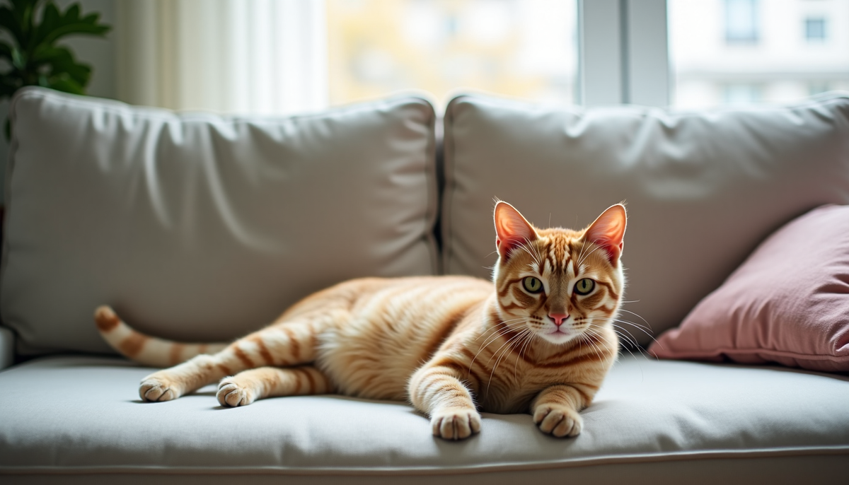 Почему ваш кот рвёт диван