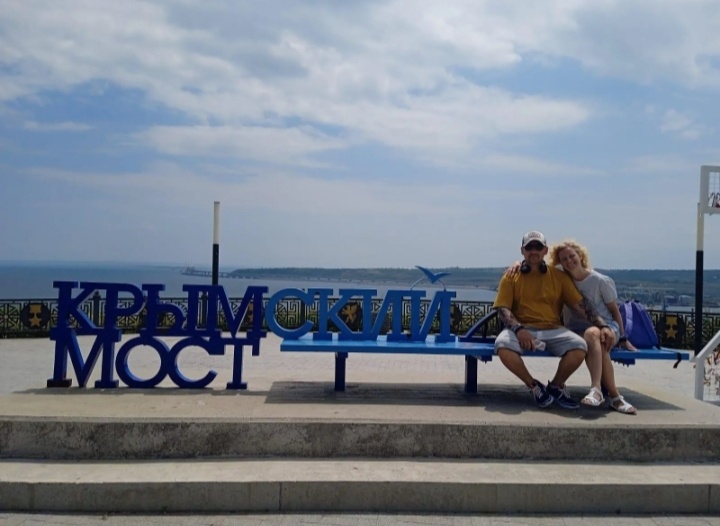 А вот и знаменитый крымский мост, ради которого мы и отправились в это маленькое путешествие в Крым из Краснодарского края