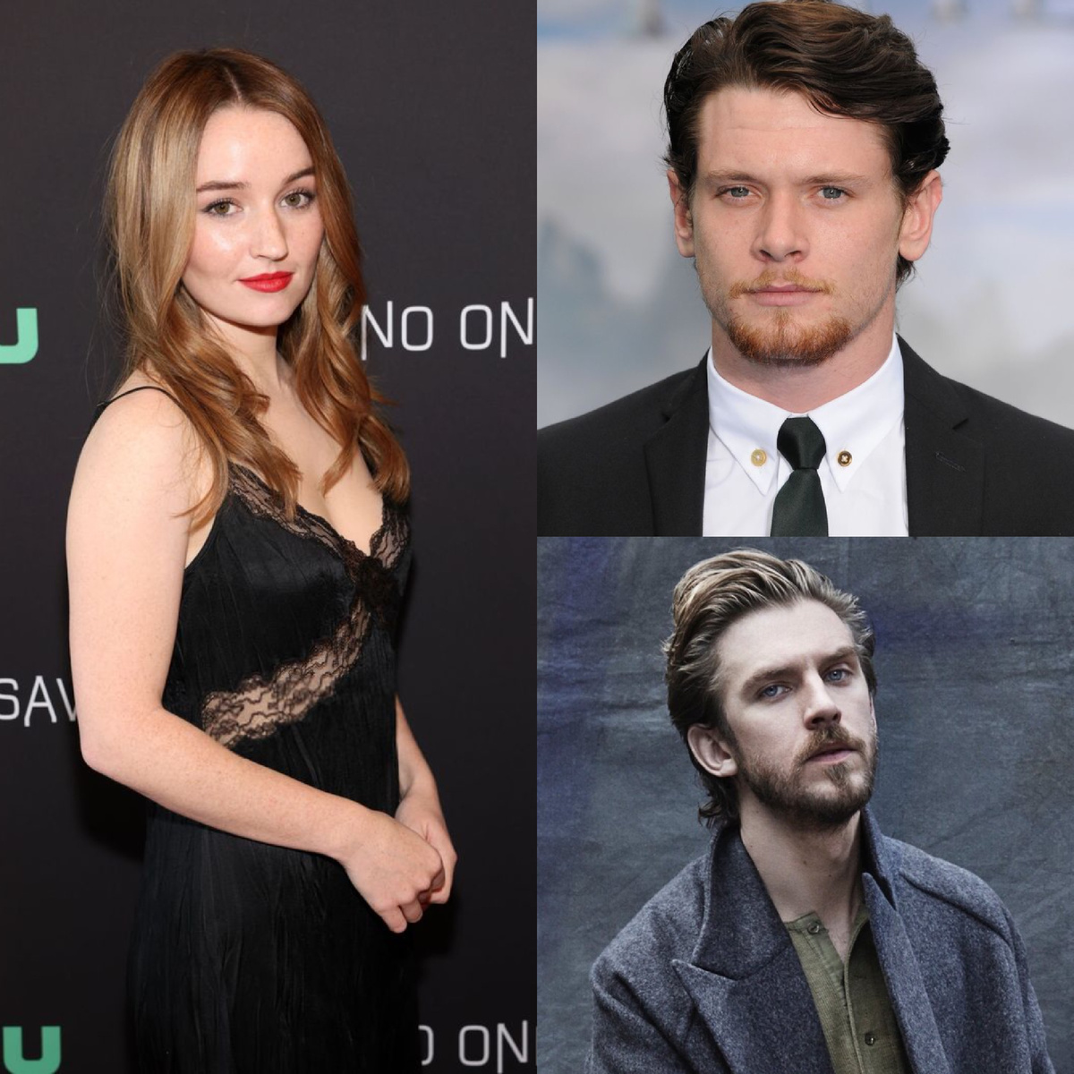 Кейтлин Девер, Джек О'Коннелл, и Дэн Стивенс.