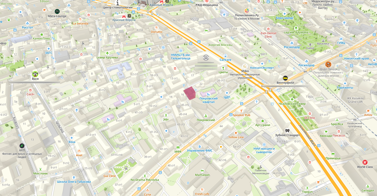 Пятно застройки ЖК Дом Соболева