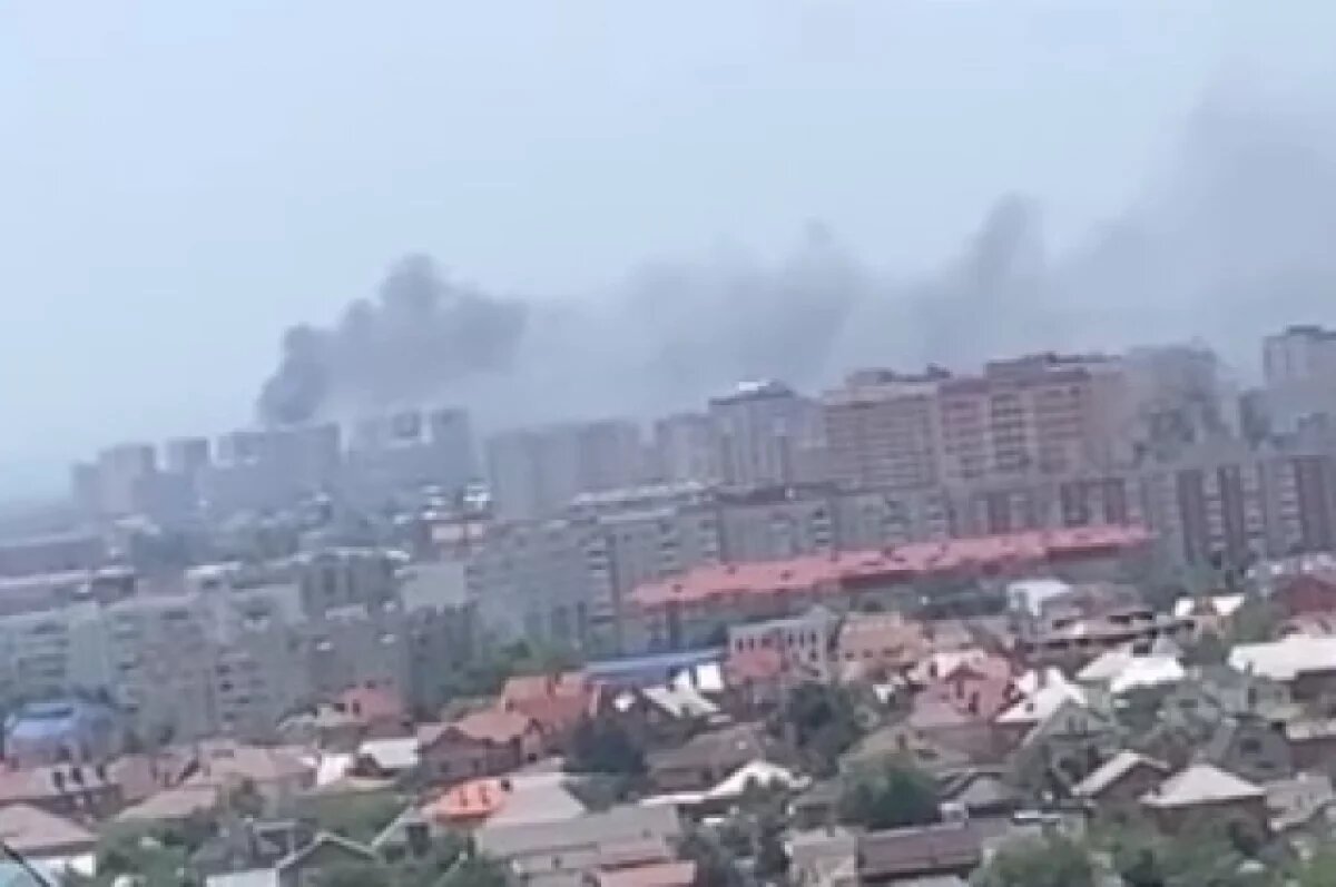    Стали известны подробности пожара на стройке в Краснодаре
