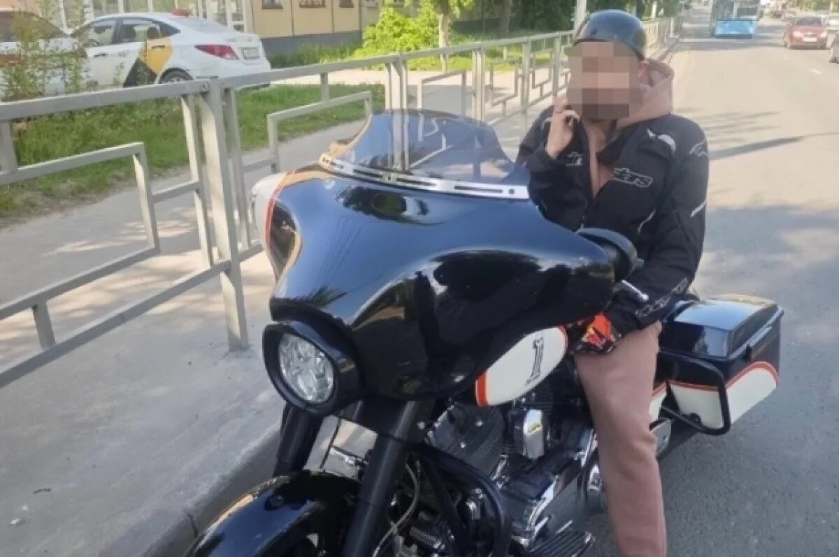    В Твери мотоциклиста оштрафовали за езду без прав