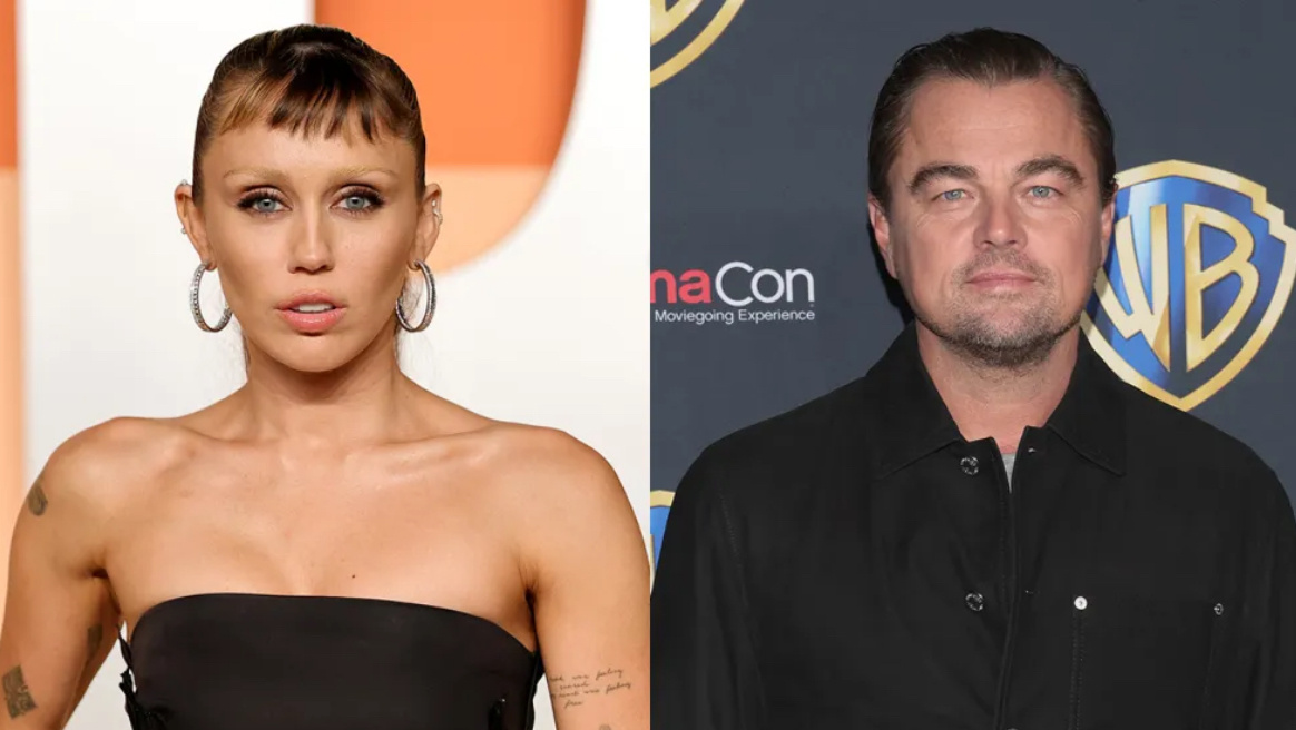 Майли Сайрус и Леонардо Ди Каприо