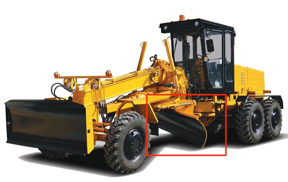 Средний отвал автогрейдера