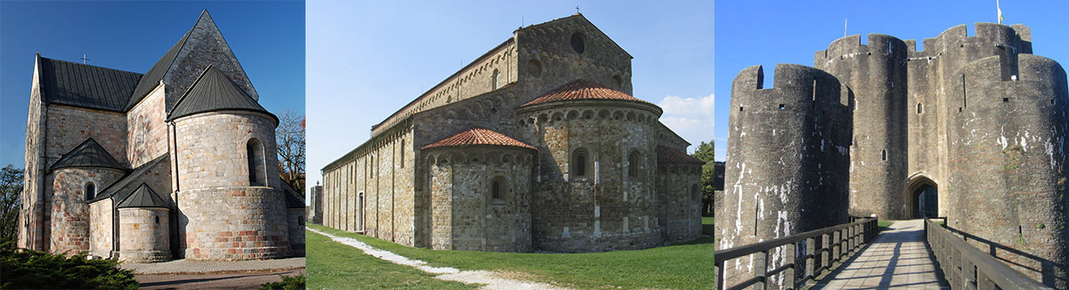 Типы романской архитектуры.