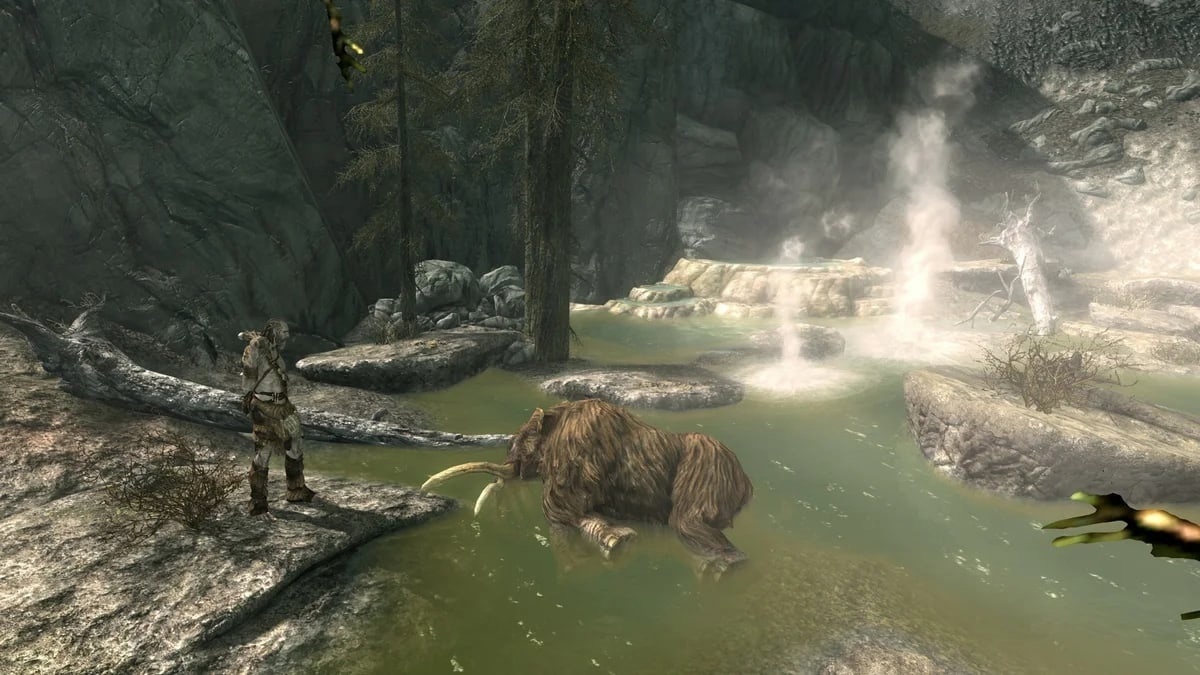 Скорбь Великана в теплых источниках 