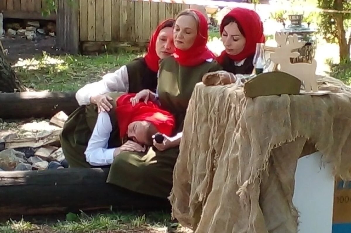    В Троицком женском монастыре Пензы прошла постановка, посвященная ВОВ