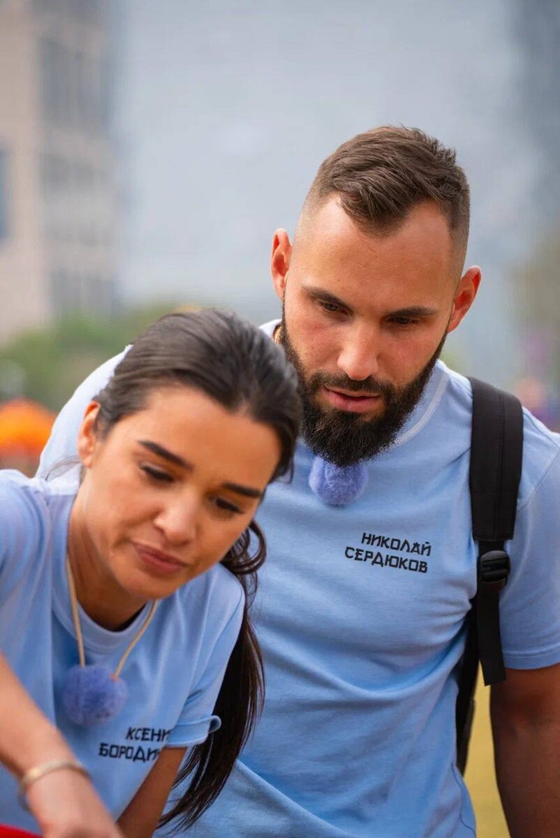 Ксения Бородина и Николай Сердюков. Социальные сети