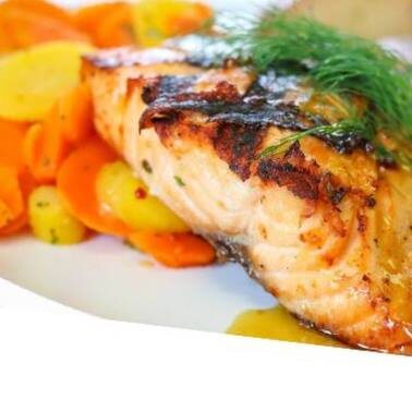 Форель с картошкой 