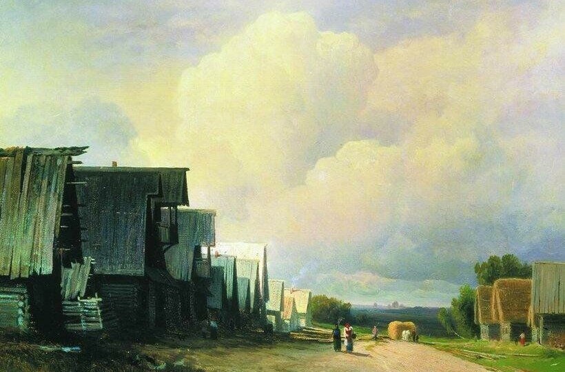 Путешествие в деревню и картины Ф. Васильева