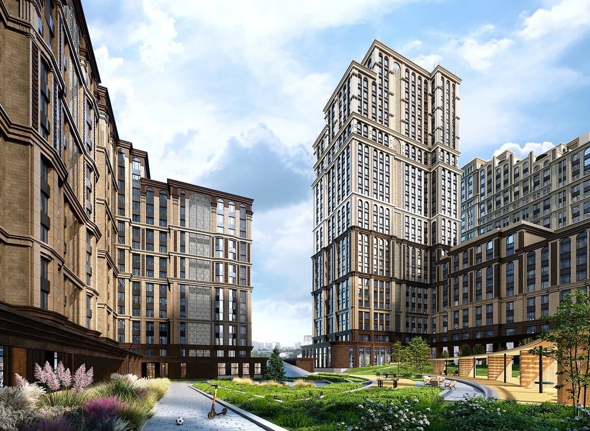 Двор-амфитеатр. Рендер предоставлен пресс-службой Sezar City