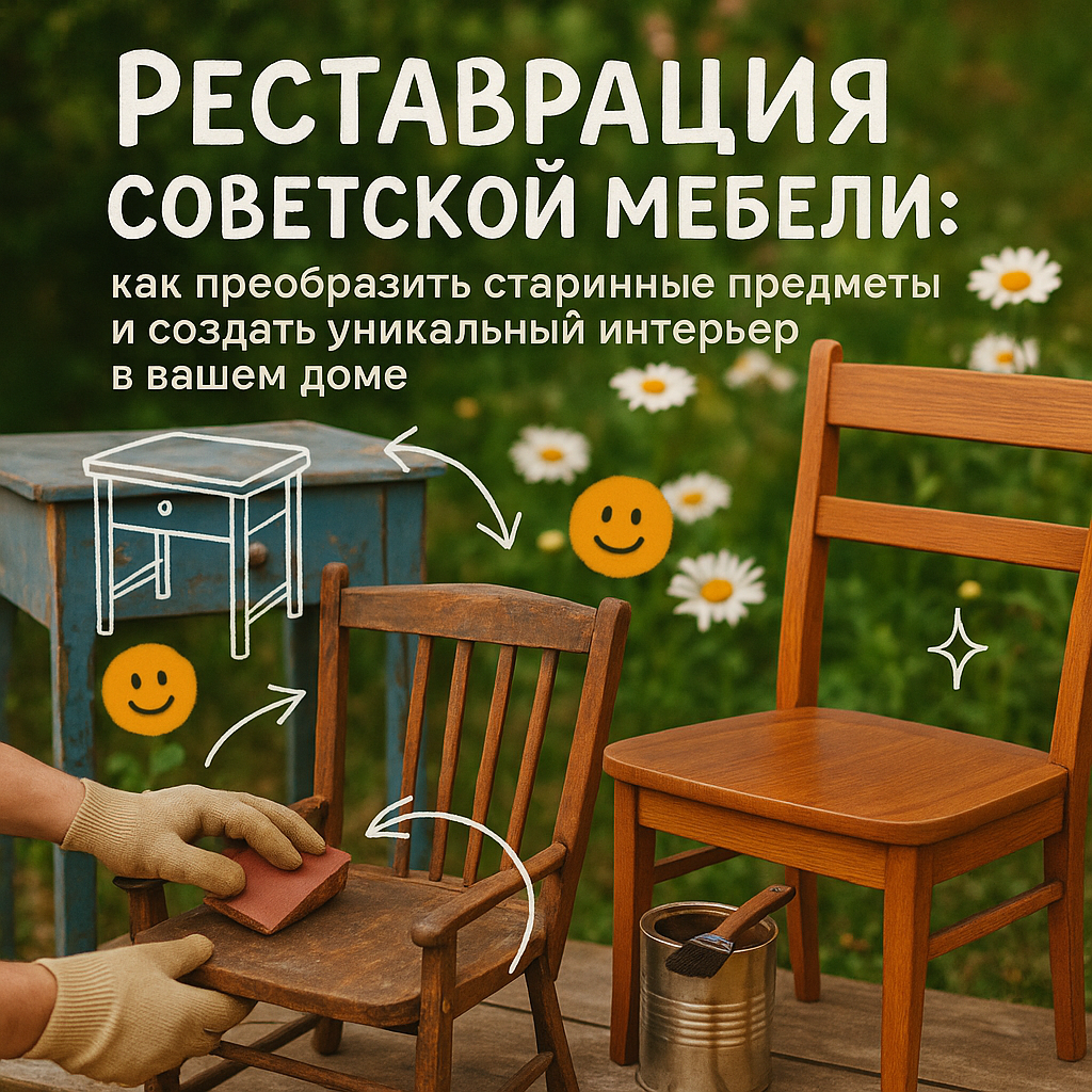    Реставрация советской мебели: как преобразить старинные предметы и создать уникальный интерьер в вашем доме