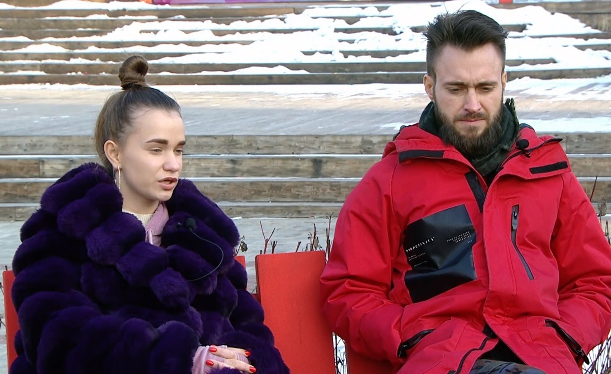 Алексей Безус и Яна Тырлышкина (фото из эфира на «Okko»)