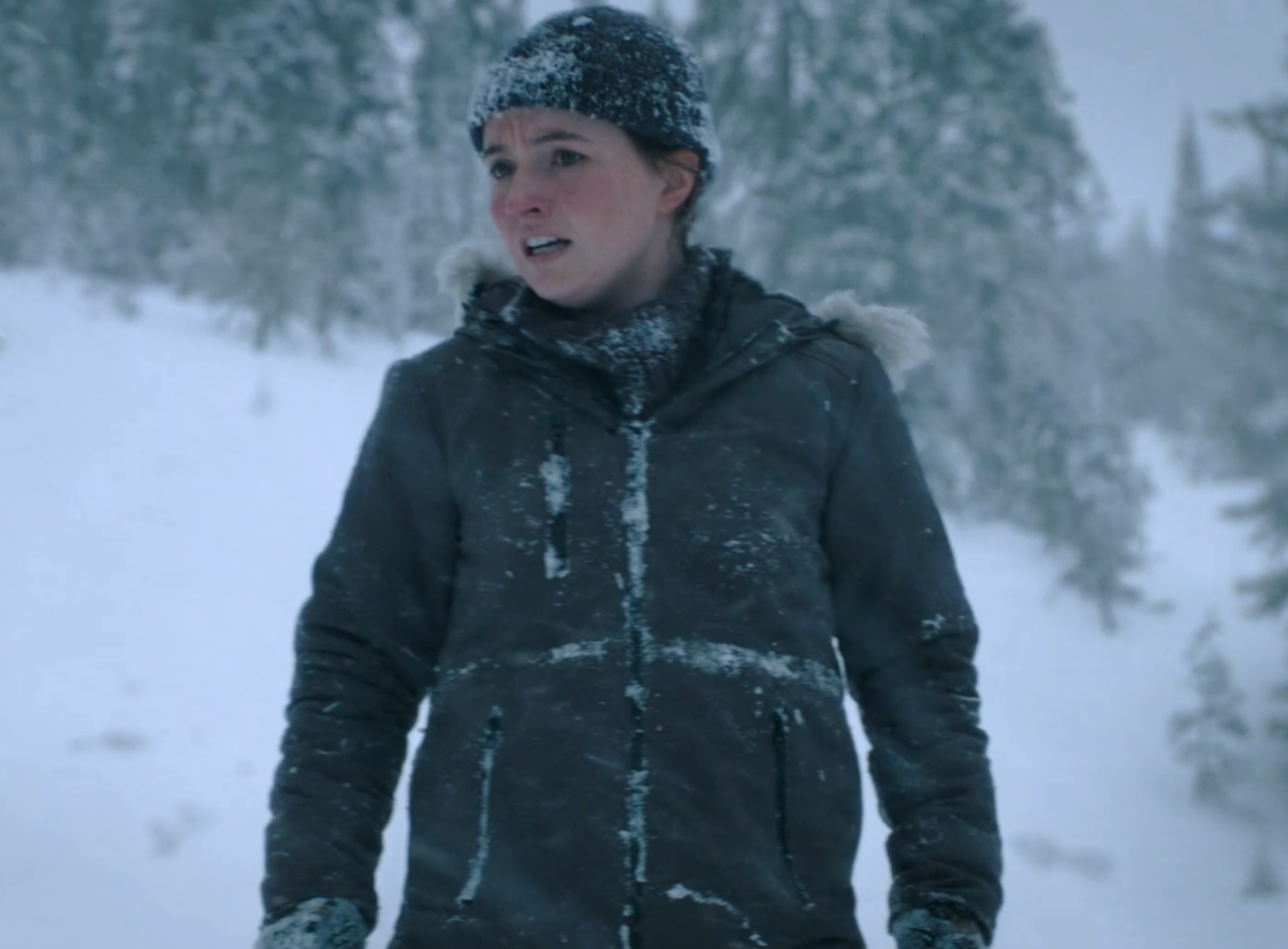 Эбби в лесу