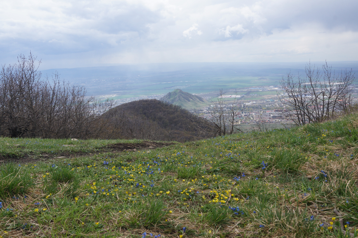 На склоне горы Бештау