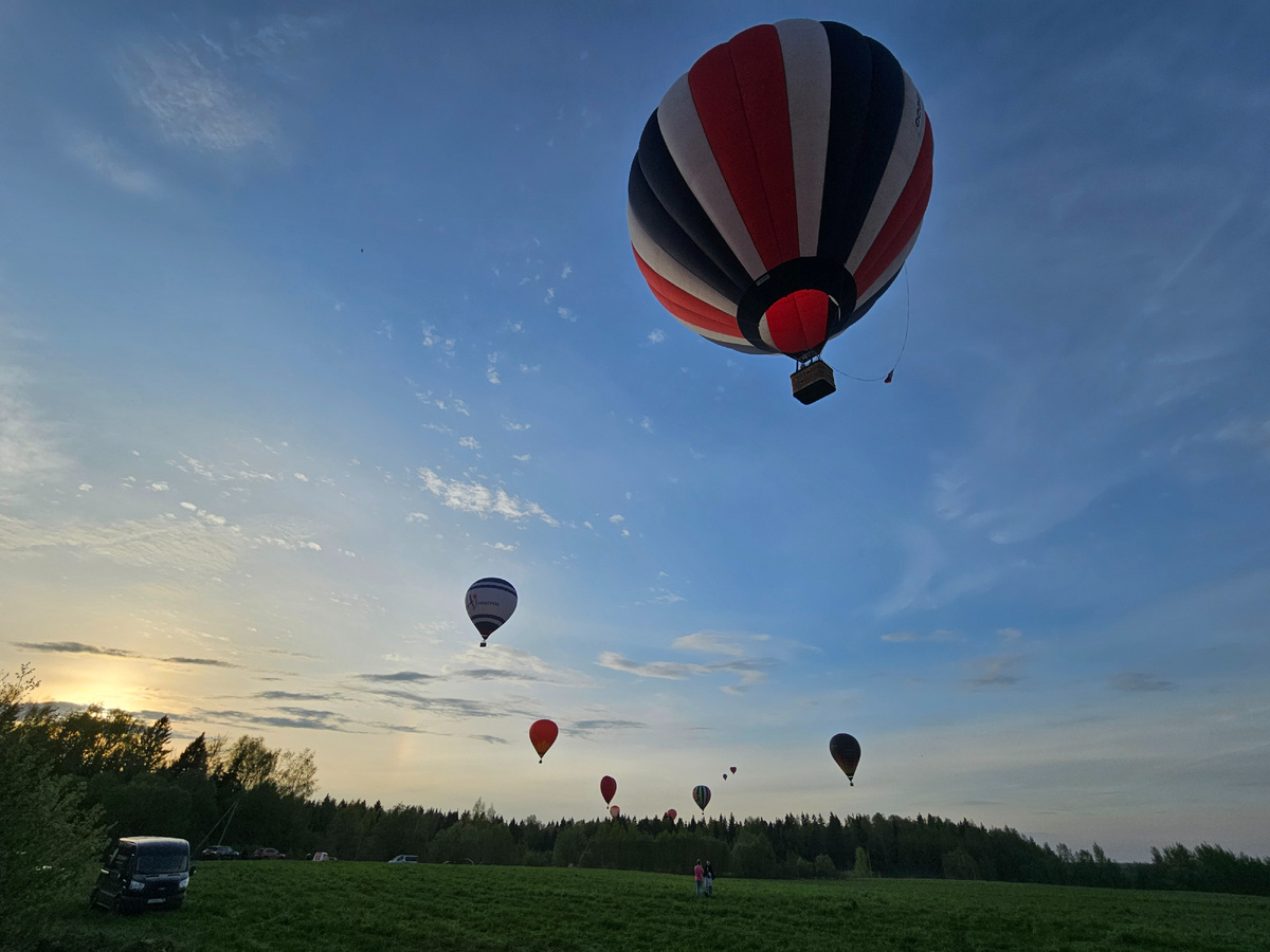 Взлет аэростата
