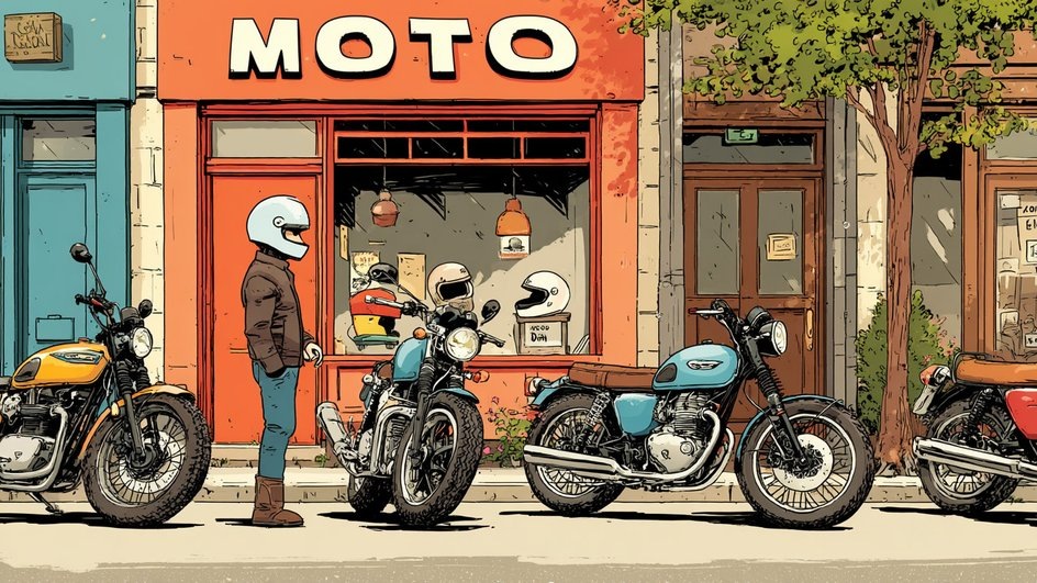 Когда встает вопрос выбора первого мотоцикла, необходимо изучить характеристики многих моделей источник: Авто Mail