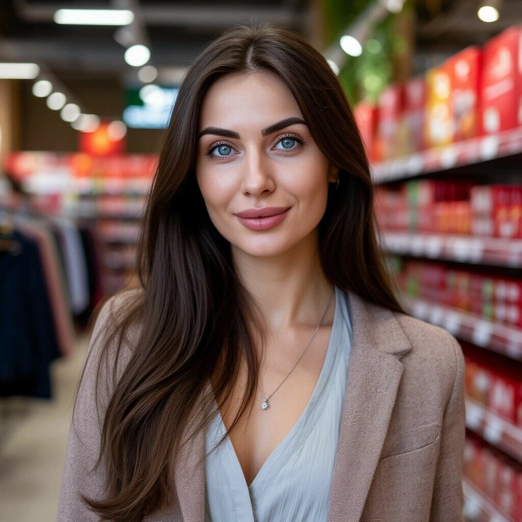 Алина почти такая же. Чуть-чуть полнее. И грудь на размер побольше