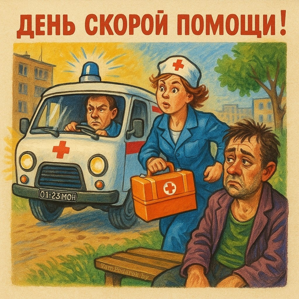 День неотложной медицинской помощи - открытка