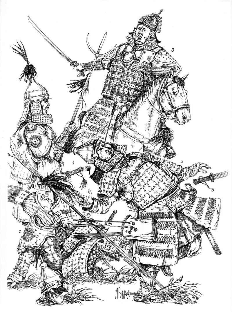 Маньчжурские воины