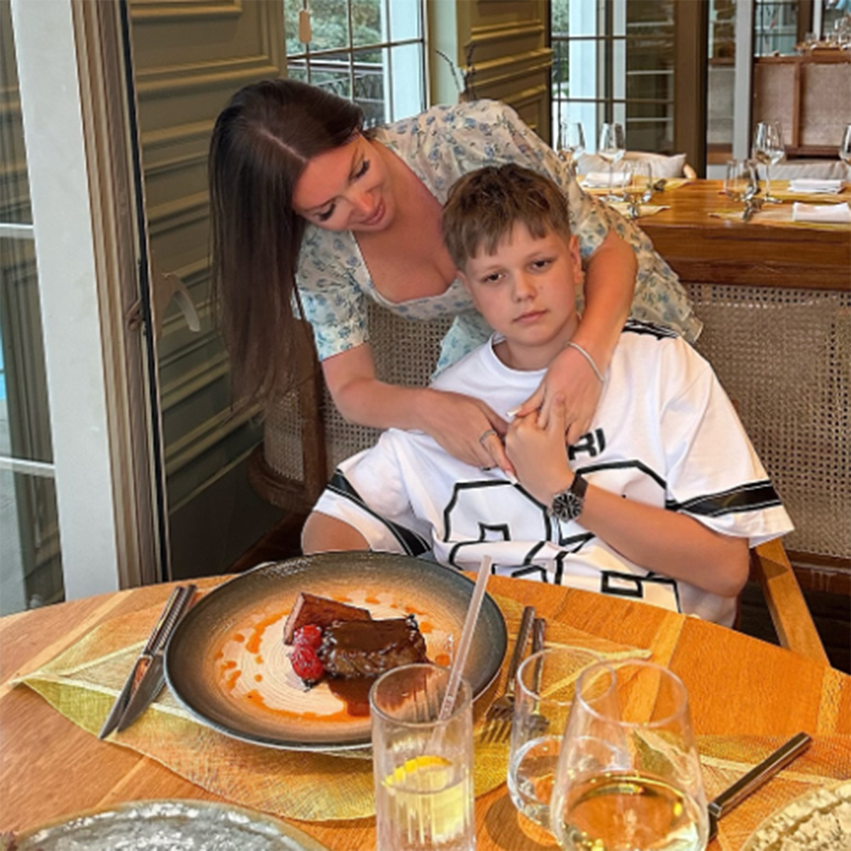 Женя Феофилактова с сыном от Антона Гусева. Фото: соцсети Жени Феофилактовой