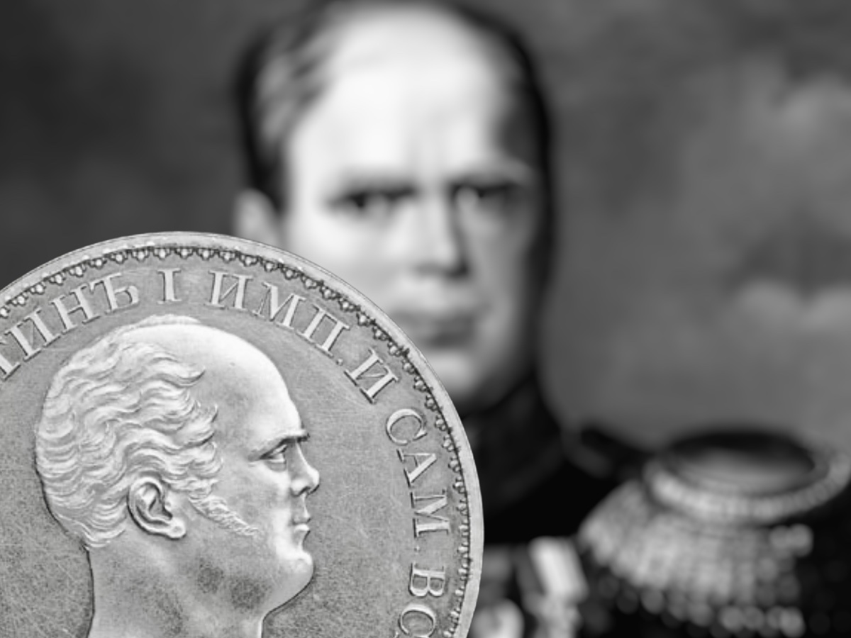 Тайна 1825 года, первый и последний рубль императора Константина...