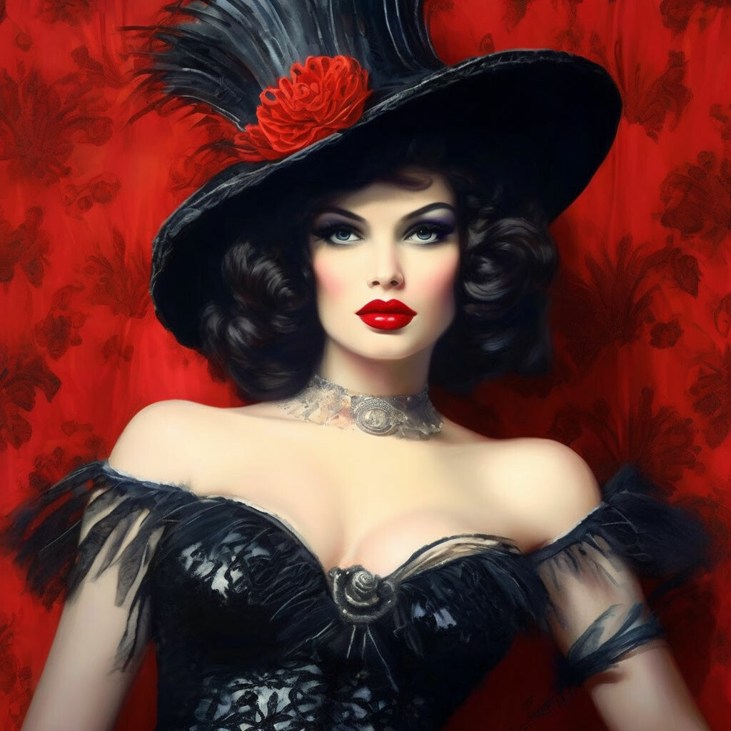 Красногубая Лилит.