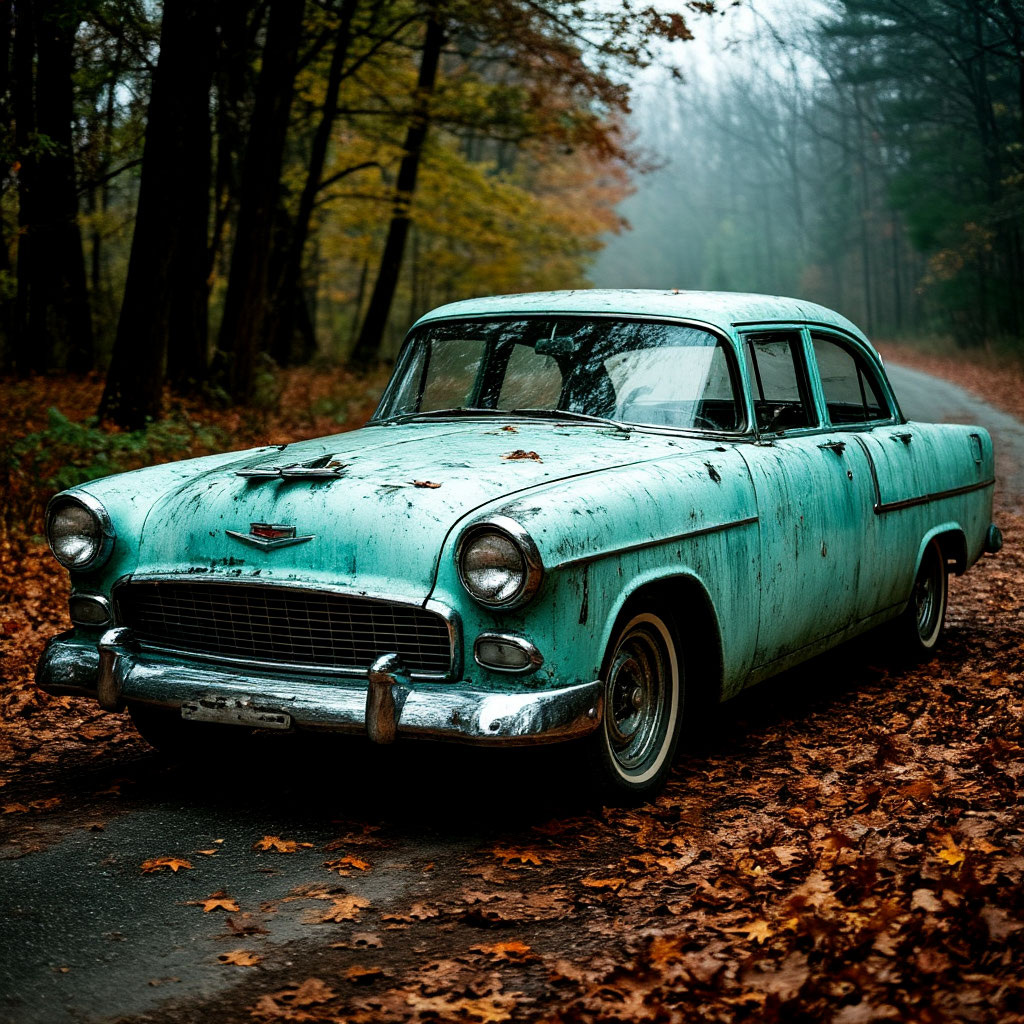 Машина-призрак. Источник: ИИ