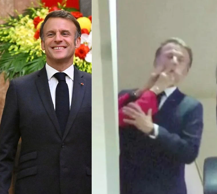 Макрон получил